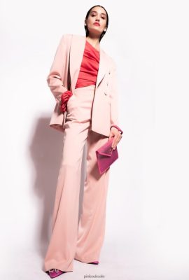 Blazers | Pinko Envers satin blazer CAMEO ROSE FTB64L565 Pinko Dress Uk