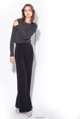 Casual Trousers | Pinko Flared trousers LIMO BLACK FTB64L732 Pinko Bags Uk