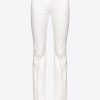 Casual Trousers | Pinko Flared trousers with buttons SNOW WHITE FTB64L734 Pinko Uk