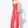 Casual Trousers | Pinko Glossy flared trousers FORMULA1 RED FTB64L737 Pinko Uk