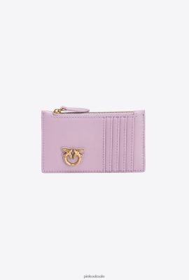 Clutch Bags | Pinko Zipped card holder IRIS-ANTIQUE GOLD FTB64L1182 Pinko Bags Uk