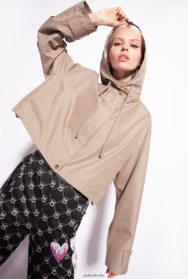 Coats | Pinko Short parka with lacing BOA FTB64L842 Pinko Uk