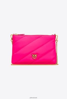 Crossbody Bags | Pinko Recycled Flat Bag PINK-ANTIQUE GOLD FTB64L1271 Pinko Uk