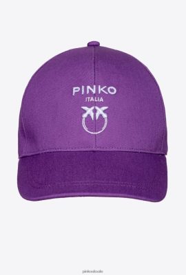 Hats | Pinko Love Birds baseball cap LAVENDER LILAC FTB64L1261 Pinko Dress Uk