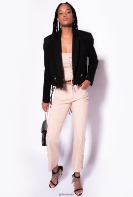 Jeans | Pinko Bootcut trousers with lacing at the bottom RUGBY BEIGE FTB64L816 Pinko Bags Uk