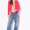 Jeans | Pinko Jeans with satin LIGHT BLUE/FUCHSIA FTB64L855 Pinko Bags Uk