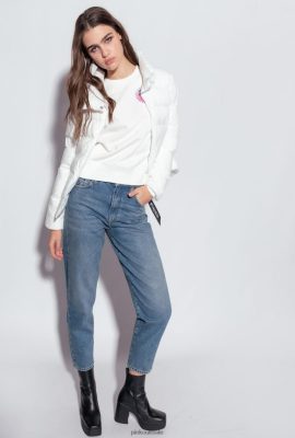Jeans | Pinko Mom-fit jeans in authentic '90s denim DOLP. PORCELAIN BLUE FTB64L875 Pinko Uk