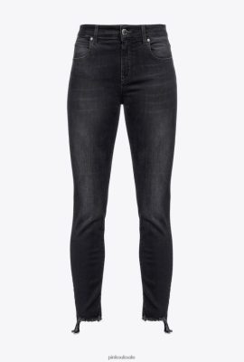 Jeans | Pinko Skinny stretchy denim jeans LIMO BLACK FTB64L883 Pinko Dress Uk