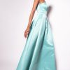 Long Dresses | Pinko Elegant duchesse dress NILE BLUE FTB64L191 Pinko Uk