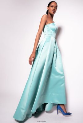 Long Dresses | Pinko Elegant duchesse dress NILE BLUE FTB64L191 Pinko Uk