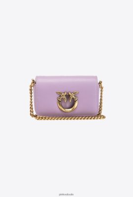 Microlove Bags | Pinko Micro Love Bag Click Simply IRIS-ANTIQUE GOLD FTB64L1223 Pinko Uk