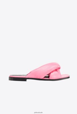 Sandals | Pinko Nappa leather slip-ons SEA PINK FTB64L1089 Pinko Bags Uk