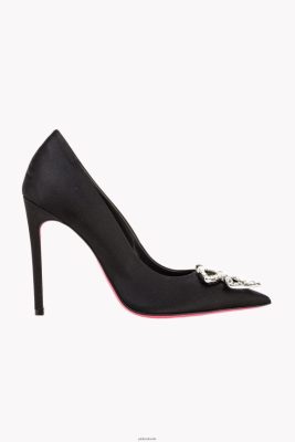 Shoes | Pinko Pumps with Love Birds jewel detail LIMO BLACK FTB64L1081 Pinko Dress Uk