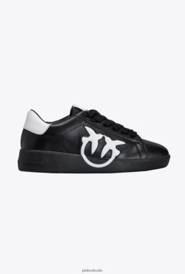 Sneakers | Pinko Flat sneakers with logo BLACK/WHITE FTB64L1071 Pinko Bags Uk