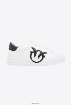 Sneakers | Pinko Flat sneakers with logo WHITE/BLACK FTB64L1073 Pinko Uk