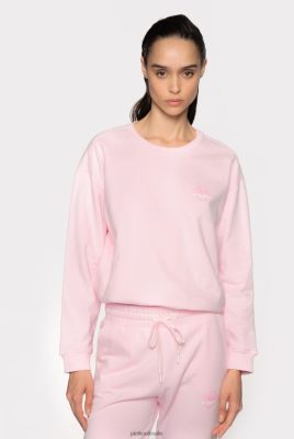 Sweatshirts | Pinko Logo-print sweatshirt DUSTY LILAC FTB64L537 Pinko Bags Uk