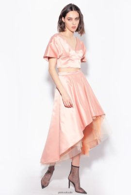 Top | Pinko Duchesse crop top CAMEO ROSE FTB64L439 Pinko Dress Uk